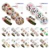 4 Pack Flowers DIY Embroidery Starter Kit with Embroidery Hoop Needlework Craft 30x30cm for Adult Beginners Gift for Women