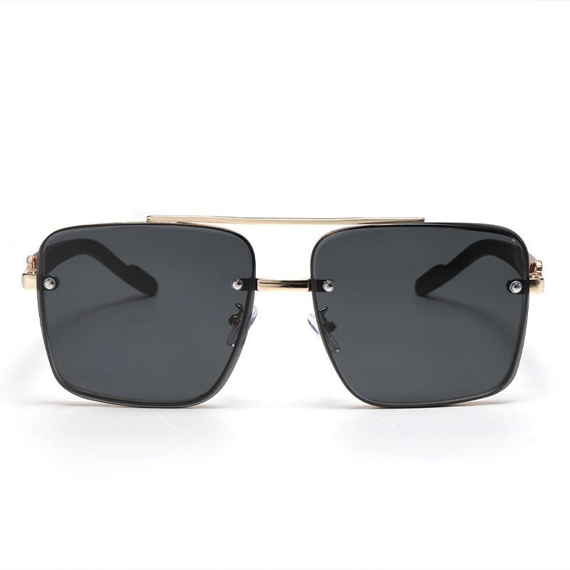 1 Stück Herren Metall Quadratische Brille Retro Klassisch Cool Sommer Reise Festival Essentielle Accessoires