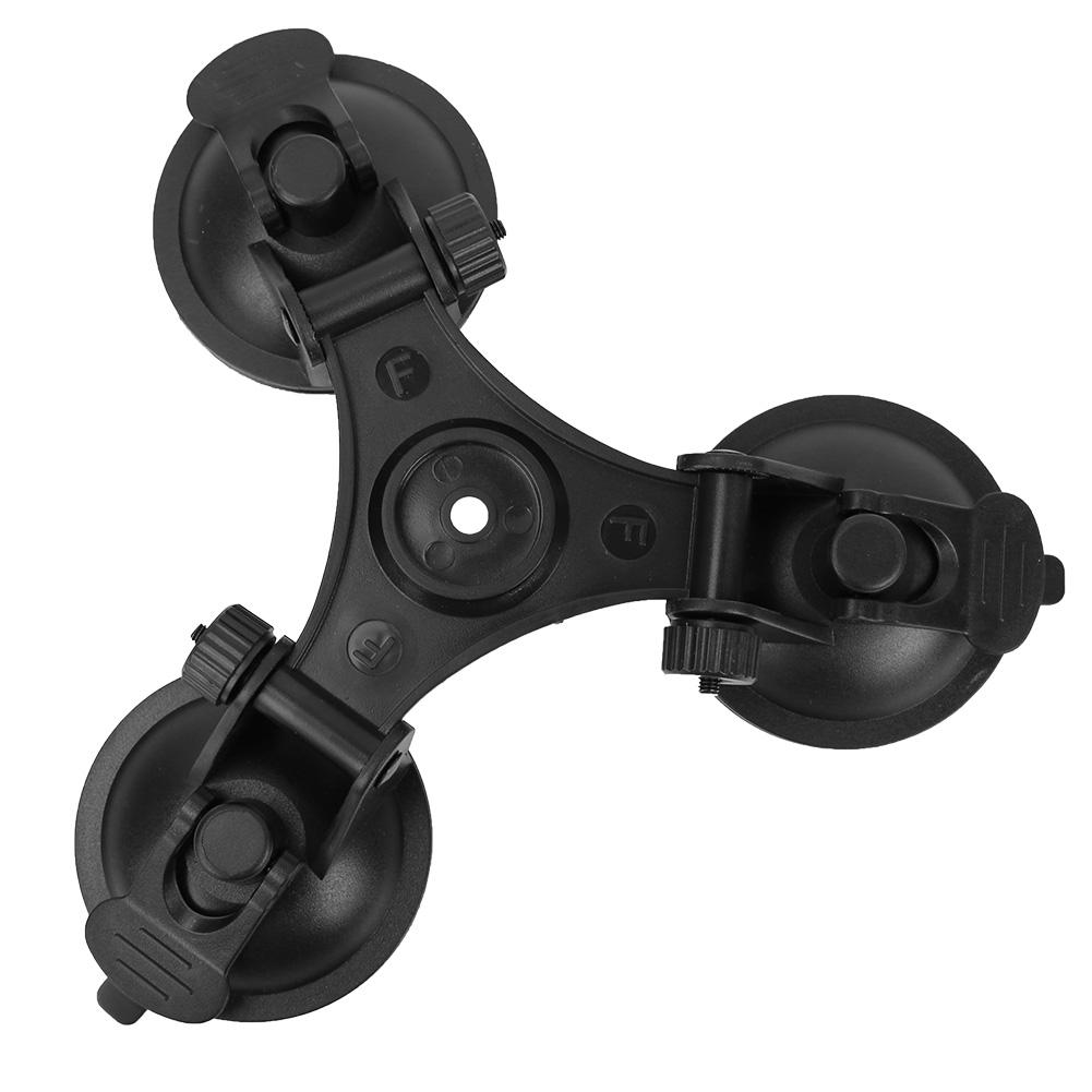 Car Triple Suction Cup Sucker Mount Holder Bracket with Ball Head for OSMO for GoPro Camera