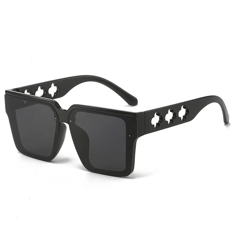 2PACK New Retro Men Square Sunglasses for Women Vintage Luxury Designer Sun Glasses Fashion Shades UV400 Eyeglasses