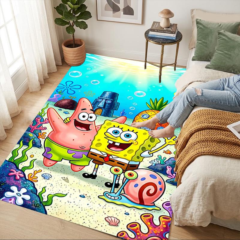 Underwater Friends Living Room Nonslip Area Rug Soft Carpet For Bedroom Game Playroom Sofa Office Home Decor Doormat Christmas Gift C922236