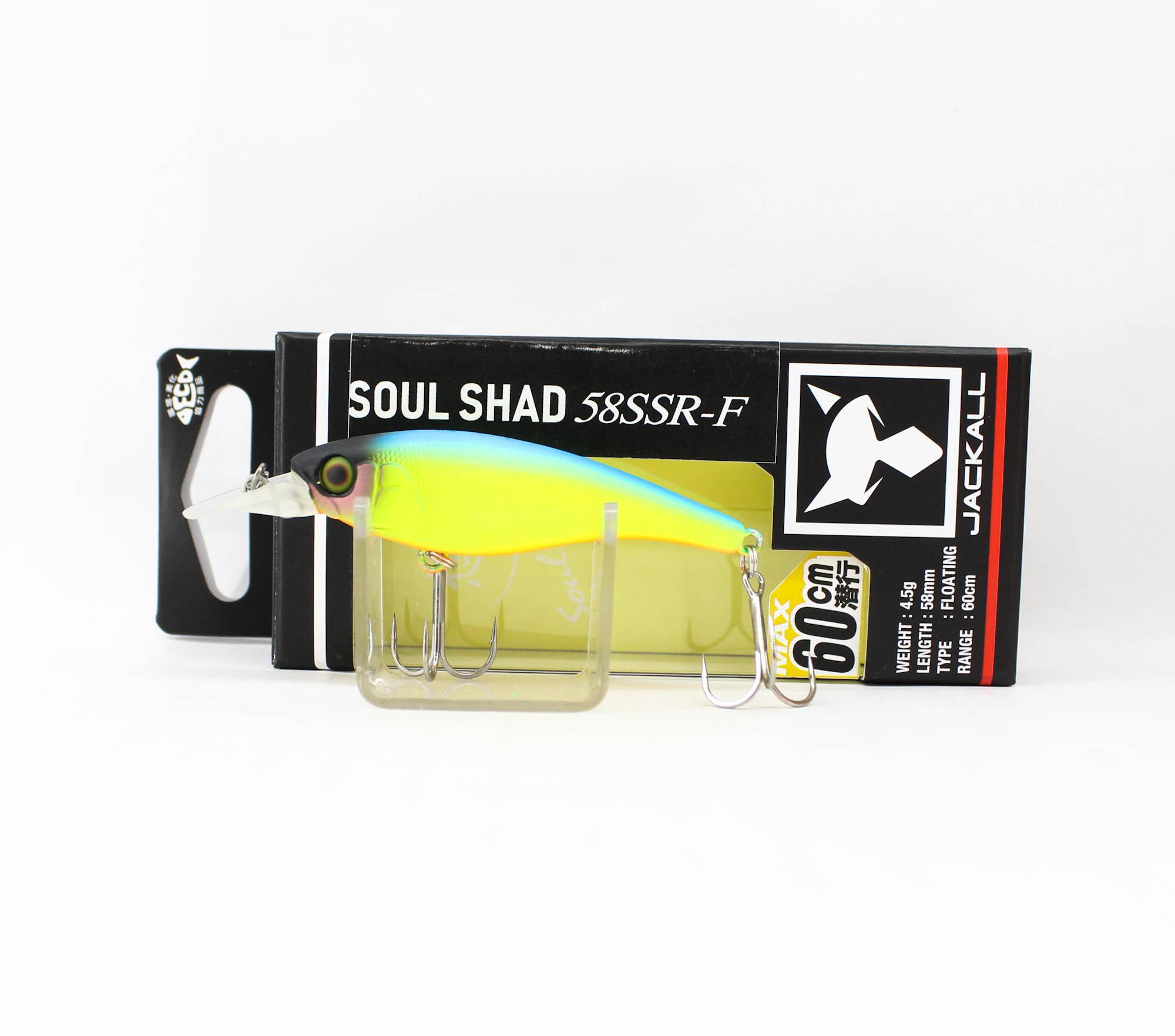 

Воблер плавающий Jackall Soul Shad 58SSR F Сине-зеленый (0741)