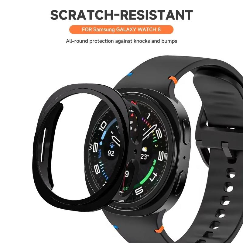 NEW For Samsung Galaxy Watch 8 40/44mm PC Hard Cover Screen Protection Full Coverage Watch Case With High-quality Tempered Glass