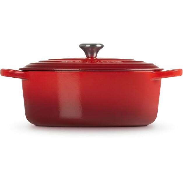 Cast Iron Roaster Le Creuset Signature Oval 27 Cm Cherry Red 4.1 L (21178270602430)