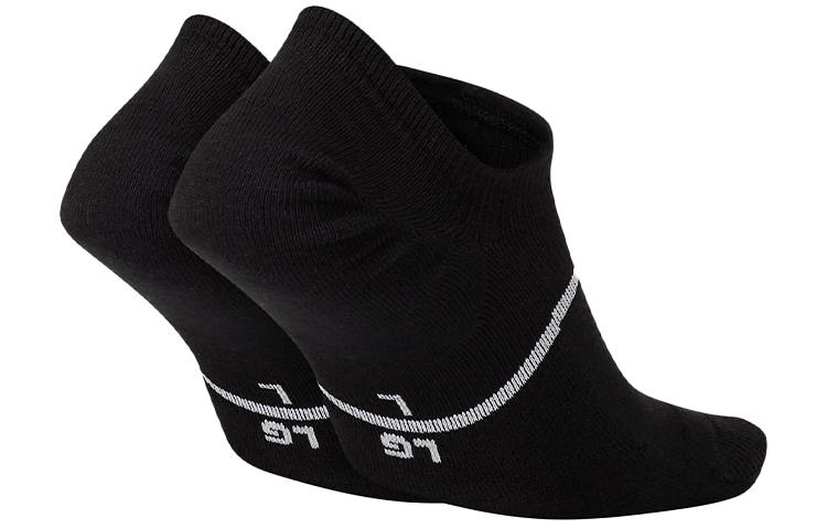 Nike Ankle Socks Men's 2 Pack Black CU0692-010