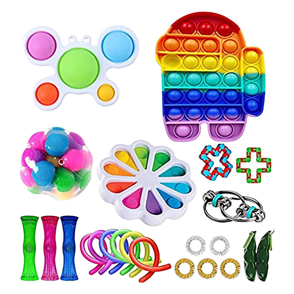 23Pcs set Fidget Sensorial Stress Relief Toys Kit2 23Pcs set Fidget Sensorial Stress Relief Toys Kit2