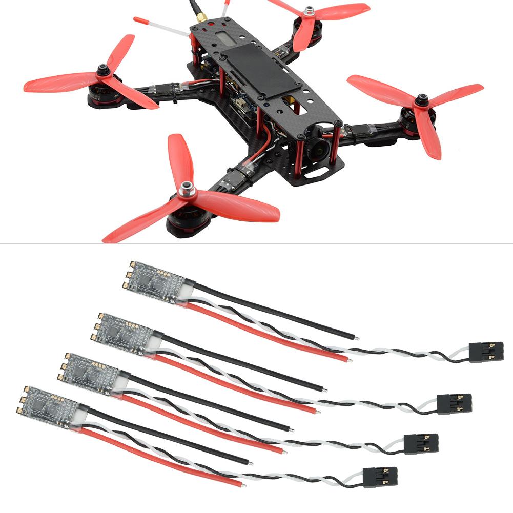 4PCS 20AS Brushless ESC Fast Switching Upgrade Parts Fit for FVT LittleBee(KS01813*4)(Black )