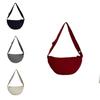 Stylish Mini Nylon Dumpling Crossbody Bag With Soft Structure For Everyday Use