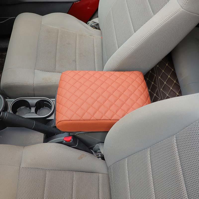 Center Console Armrest Cover Pad for Jeep Wrangler JK 2007-2010 Car Interior Accessories