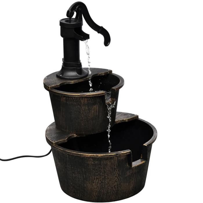 VidaXL Fontaine Design de Pompe de Puits Décoration Intérieur Maison Salon 40539