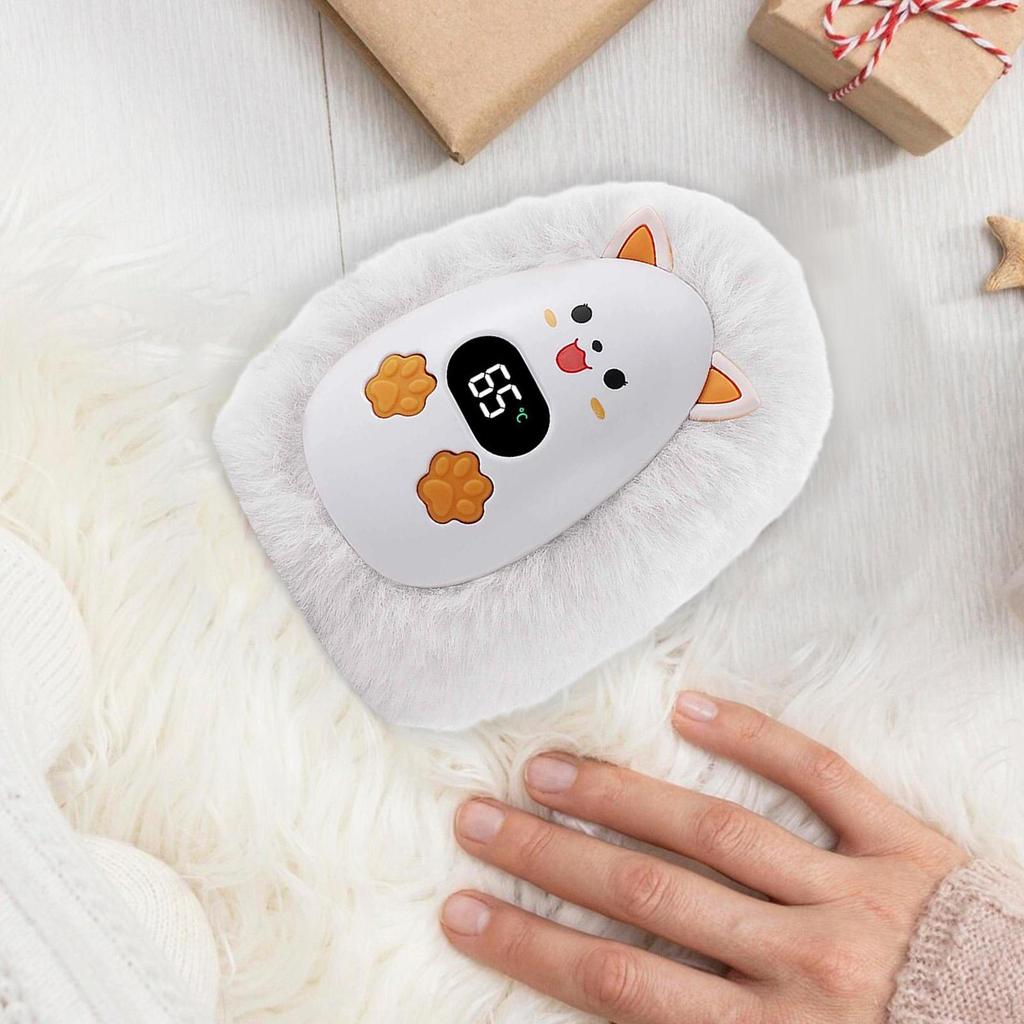 Adjustable Temperature Pocket Hand Warmer, USB Powered, Ideal for Bedroom, Camping, Home And More.