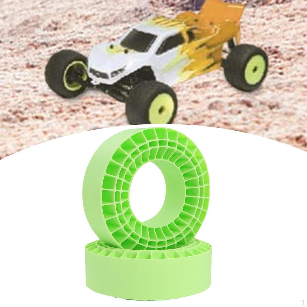 2Pcs Tire Inserts for 1/10 RC Crawler Trucks 1 10 Scale Car Accessories Replacements Wheel Tires