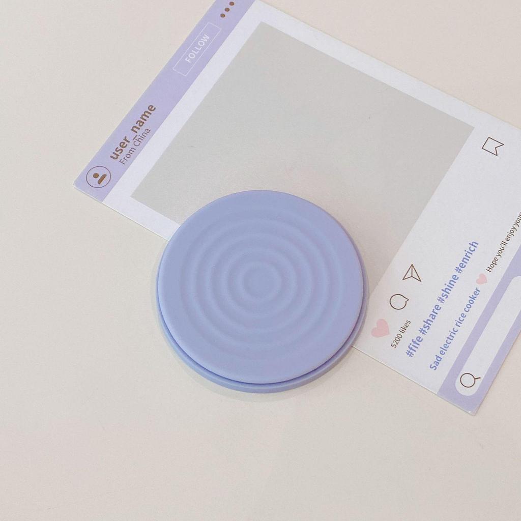 Water Ripple Silicone Phone Case with Magnetic Folding Stand