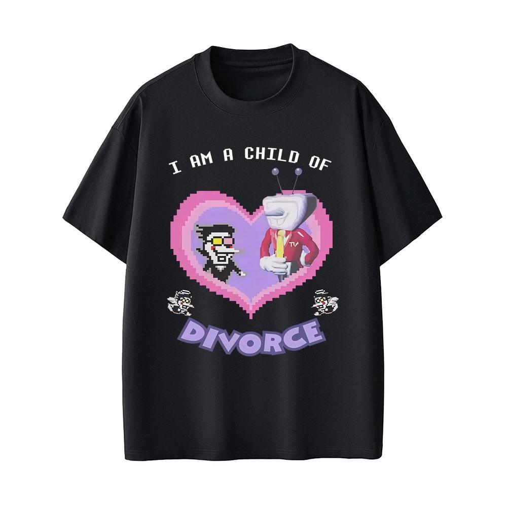 

Game Deltarune Spamton and Tenna I Am Child of Divorce Funny Meme T-shirts Men Women Casual Cotton Vintage Short-sleeved Top ... S разноцветный