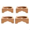 Wooden Table Stone Mat Tray, Anti Cushions Trivet for Pot Dishes Kitchen