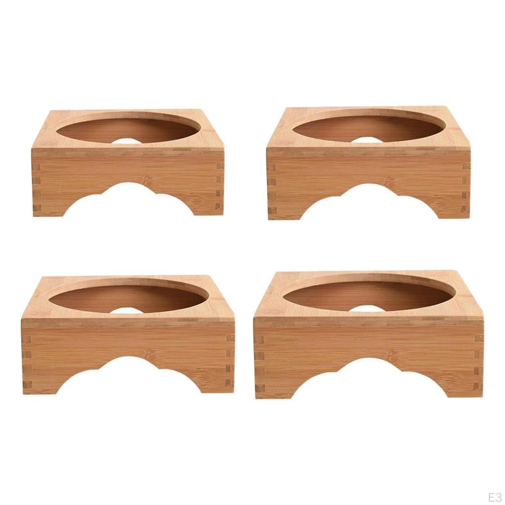 Wooden Table Stone Mat Tray, Anti Cushions Trivet for Pot Dishes Kitchen