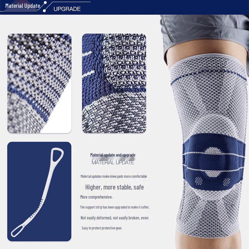 Unisex Sports Knee Pads: Professional Anti-Collision Protection for Basketball, Running, and Badminton - Supports Knees, Patella, and Meniscus