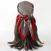 Silk Scarf For Women, 70x70cm, Square, Brand, Office Bandana, Silent, Air Hostess, Rings,Kerchief