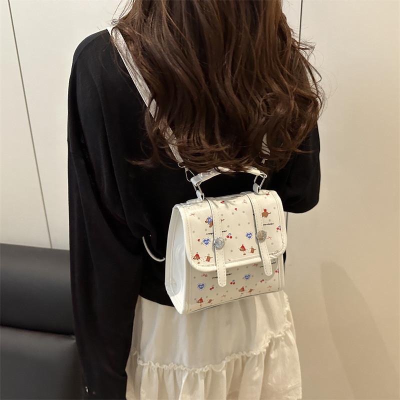 Pu Mini Backpack For Women With Flap Closure And Inner Pocket For Daily Use