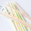 100 pcs Disposable Bendable Colored Plastic Straws for Juice and Drinks