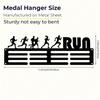 Custom Wall Mounted Sports Medal Display Holder Holds 60 Medals Iron Home Decor Birthday Gift