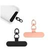 Steel Phone Lanyard Gasket Patch Anti-lost Anti Fall Mobile Phone Rope Card Metal Clip Strap Hang Cord Tab Accessories