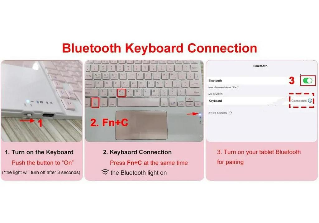 Samsung Tab S10 FE+ 10.9-inch Magic Bluetooth Keyboard Protective Case.