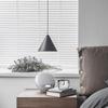 Small Quartz Analog Alarm Clock, White or Black Available, with Snooze Function, Built-in Night Light, Size 8x8x3.15cm, with Alarm Function, Desk
