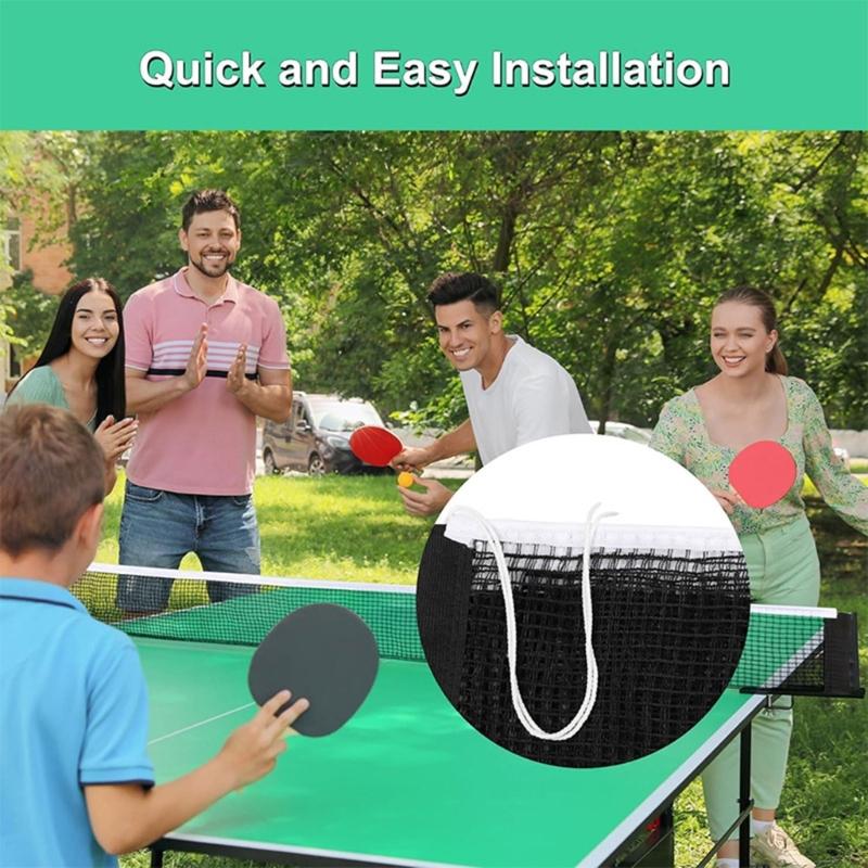 Schnell aufzubauendes Tischtennisnetz Platzsparendes Tischtennisnetz Höhenverstellbar für Outdoor-Aktivitäten