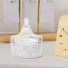 Natural Crystal Rough Stone Holder Clear Glass Votive Table Centerpiece Aroma Diffuser Home Decor Accent