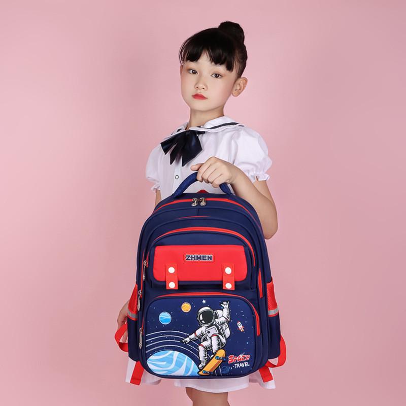 Adorable Oxford Cloth Kids Backpack Large Capacity School Bag For Grades 1-6