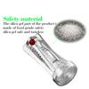 Silicone Aircraft Cup Penis Masturbation Cup for Men Vibration Blowjob Sucking Machine Transparent Soft Pussy Adult Sex Toy