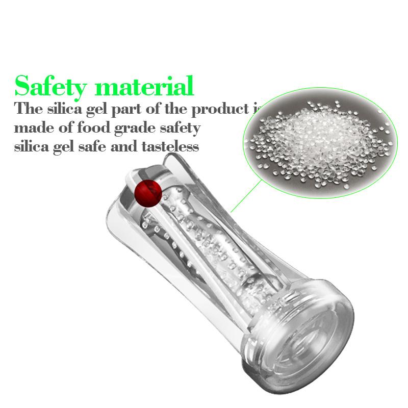 Silicone Aircraft Cup Penis Masturbation Cup for Men Vibration Blowjob Sucking Machine Transparent Soft Pussy Adult Sex Toy