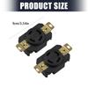 2Pcs 30R Locking Power Connector 480 Voltage 30Amp Strong Generator Port for Heavy Duty Generator Applications