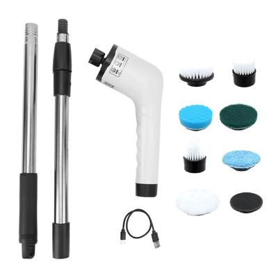 Elektrický rotační čistič LED displej Dobíjecí bezdrátový čisticí kartáč na povrch auta, sedadla