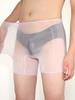 Mens Sheer Boxer Shorts Mid Waist Lingerie Underwear Erotic Roleplay Nightclub Provocative Clubwear