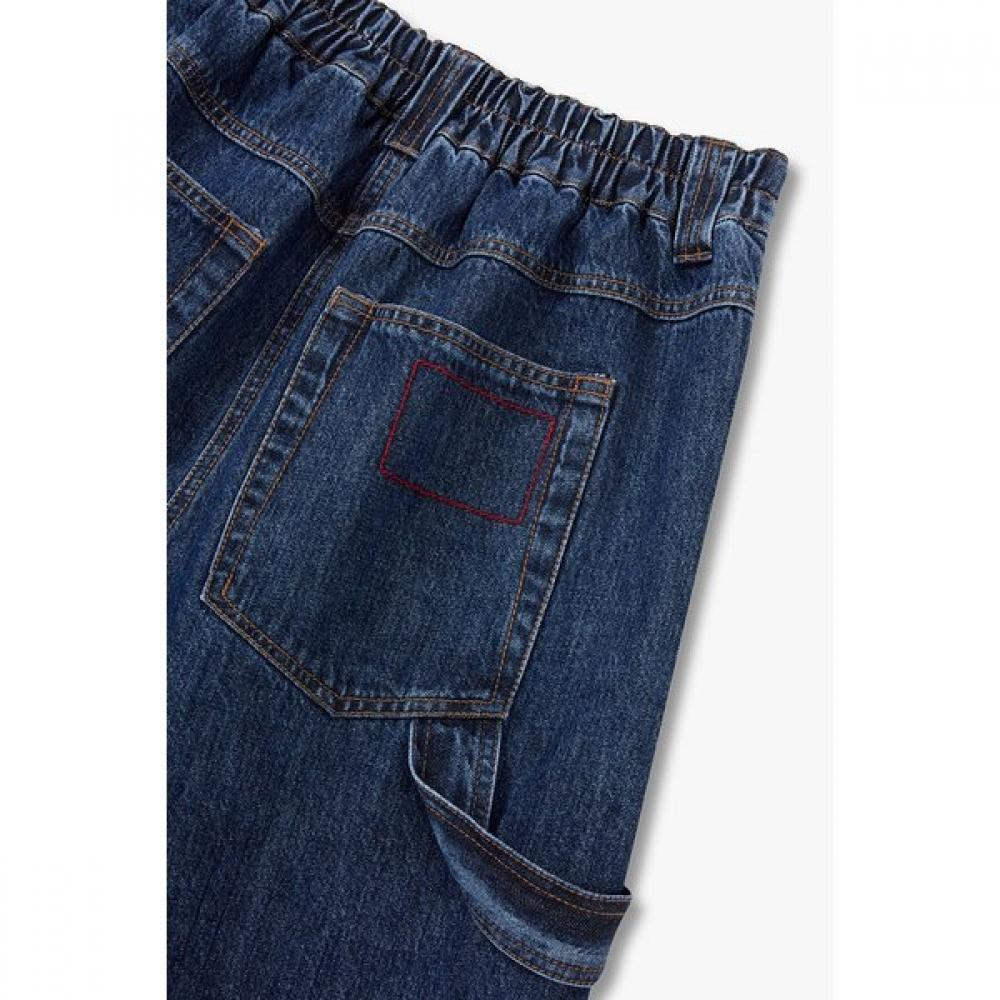 Studio Tomboy Side Tuck Detail Denim Half Pants 9106262301