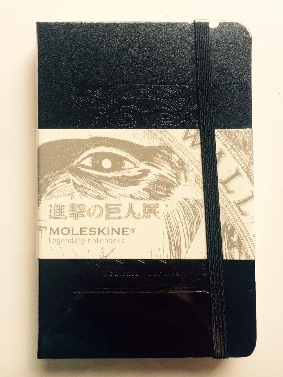 

Атака на выставку титанов Moleskine Note (черный)