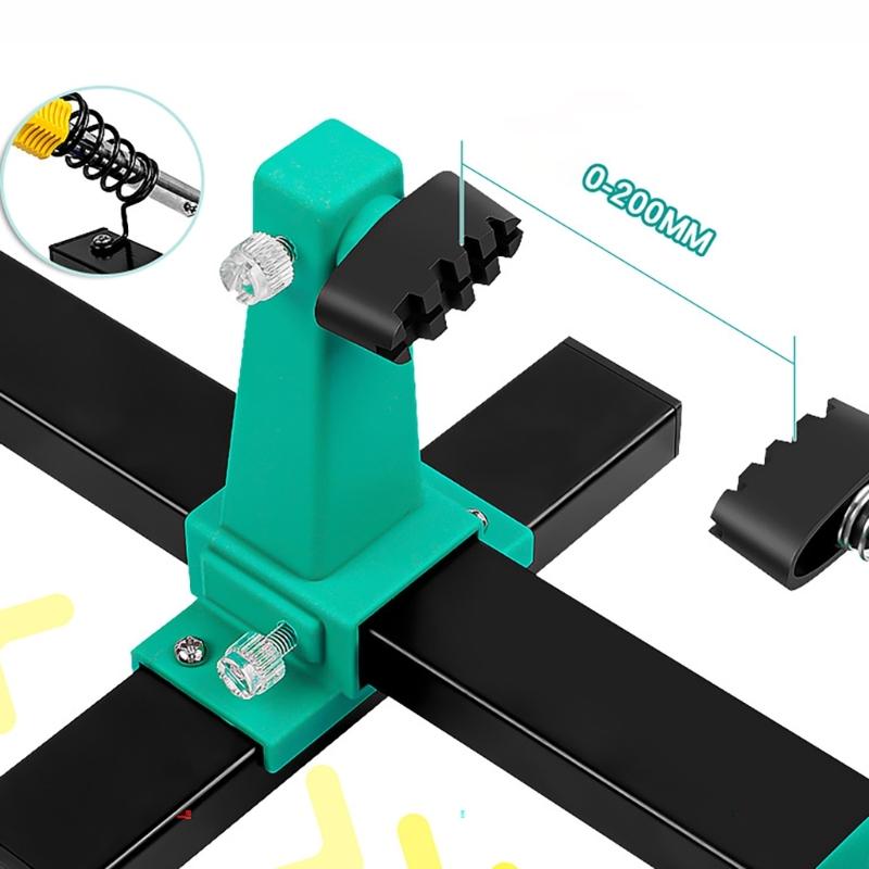 PCB Holder Clamp Holds Circuit Board for Soldering 360 Adjustable Aid 200/300mm Clamping Ranges Circuit Board Clamp