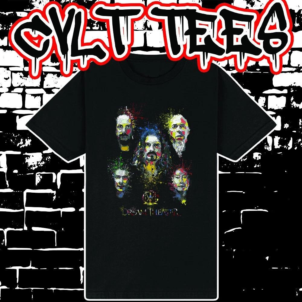 Men's and Women's T-shirts Dream Theater Band Tee 100% Cotton