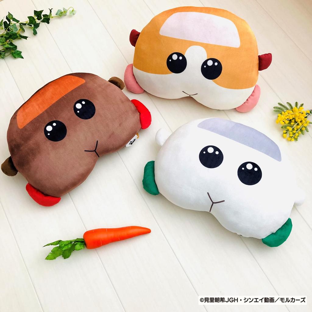 MORIPiLO Morishita PUI PUI Molcar Shiromo Body Pillow 30x25cm Sofa Backrest Pillow Plush Cushion Character Merchandise Pui Pui White 4620897