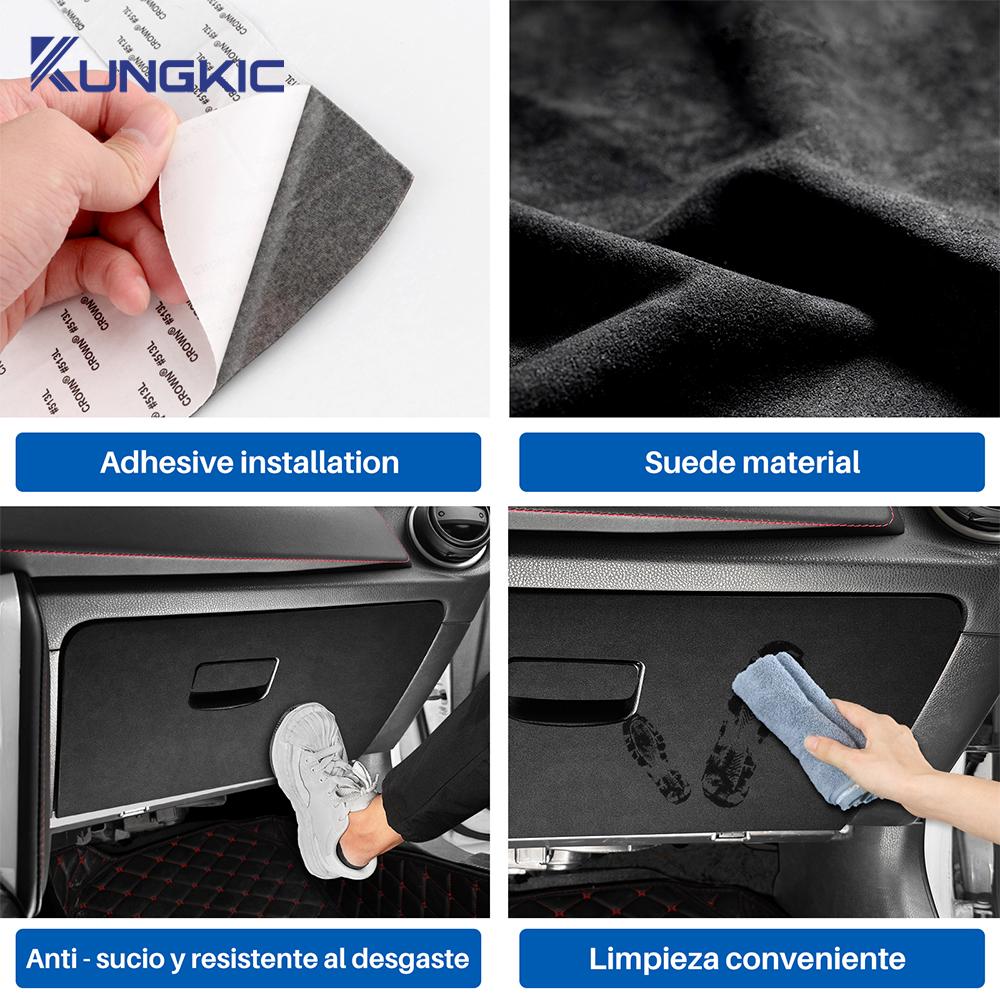 For Subaru BRZ/ Toyota GT86 2012 2013 2014 2015 2016 2017 2018 2019 2020 LHD RHD Car Copilot Box Anti-kick Suede Protect Sticker