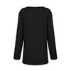 Women's Sequin Color Long Sleeve Large Pendant Collar Loose Drawstring Fake Two-Piece Top