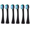 Panasonic Sonic Vibration Toothbrush Replacement Brush Multi-Fit Brush EW0909-k Black 2 Pieces X 3 Sets (6 Pieces In Total)