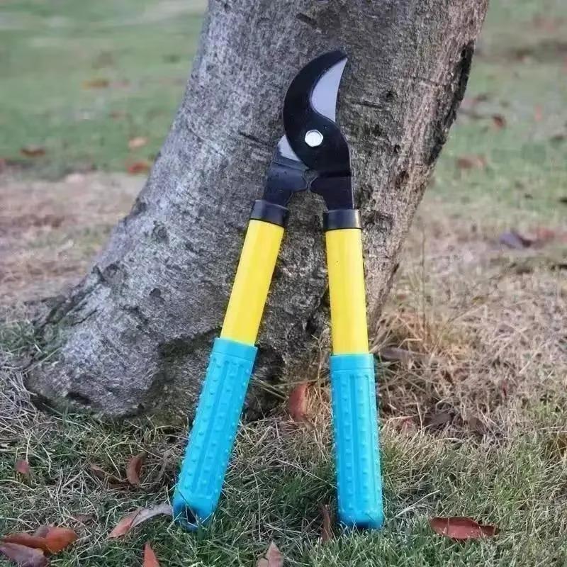 New Anti Handle Pruning Lopping Shears Garden Bonsai Tools Ioppers 65Mn Garden Hedge Tree Scissors Cutter Gardening Tool