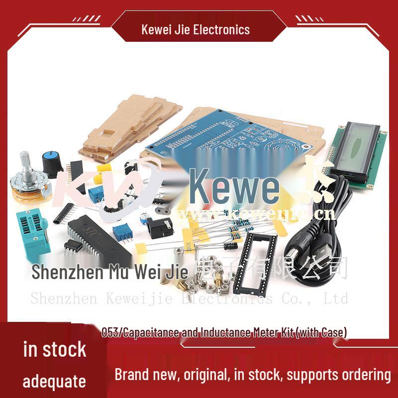 Capacitance & Inductance Frequency Meter Kit: 51 MCU Tester for DIY Electronic Circuit Board Assembly