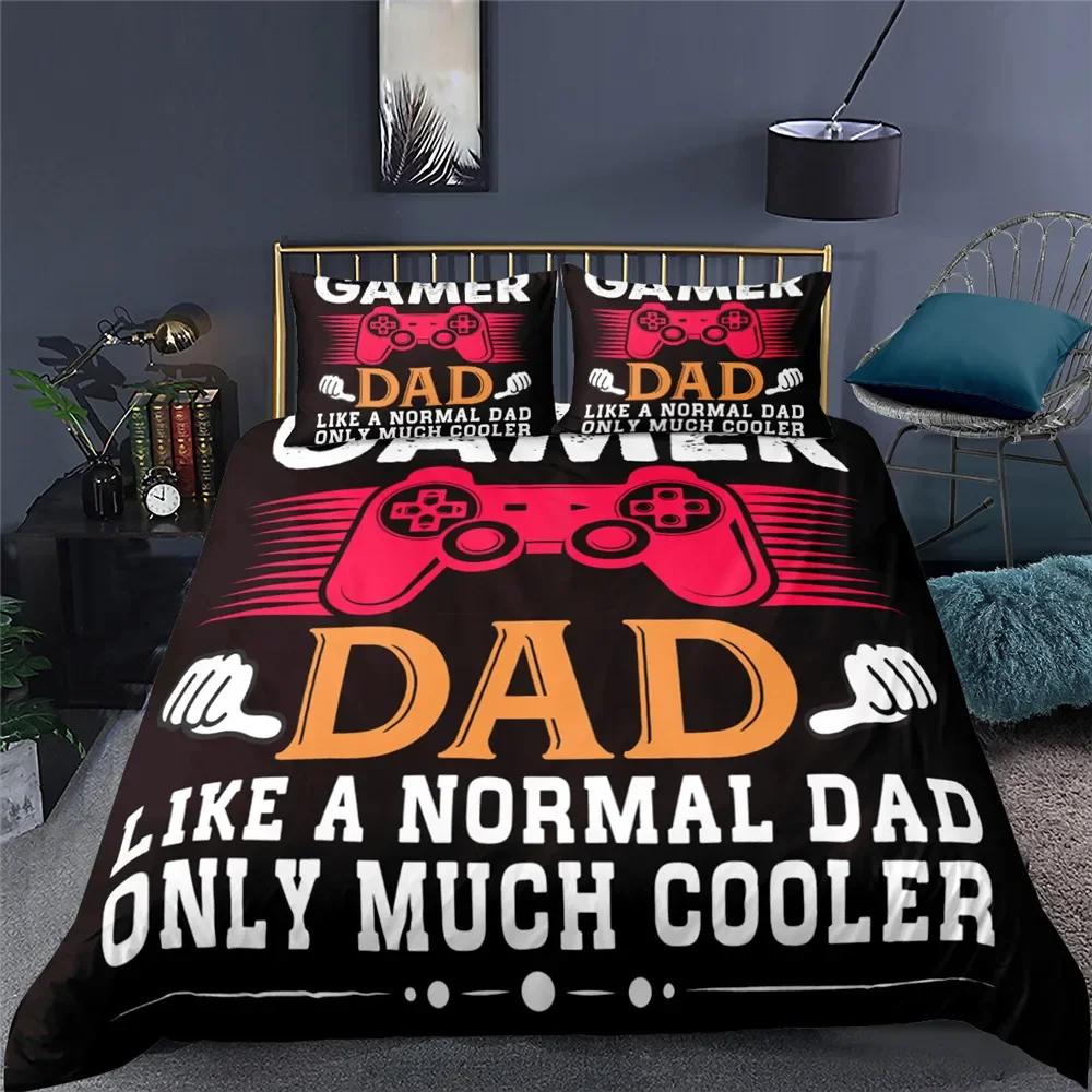 Pcs Gamer Cover Digital Print Polyester Bedding Sets Child Kids Covers Boys Bed Linen Set for Teens king size bedding set