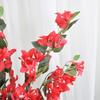 Artificial Bougainvillea Speetabilis Realistic UV Resistant Fake Silk Flower Indoor Outdoor Garden Wedding Party Faux Bloom Decoration