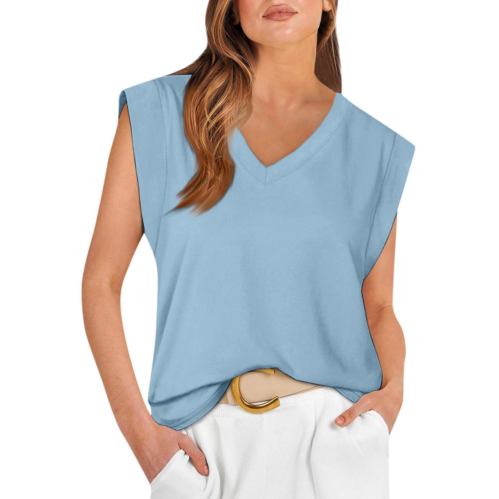 Женский топ с короткими рукавами — фото 6