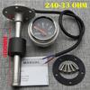 100mm 150mm 200mm 250mm 400mm Fuel Level Sensor 0-190 ohm 240-33ohm Water Level Guage Meter 52mm Gauge for Boat Car Customized